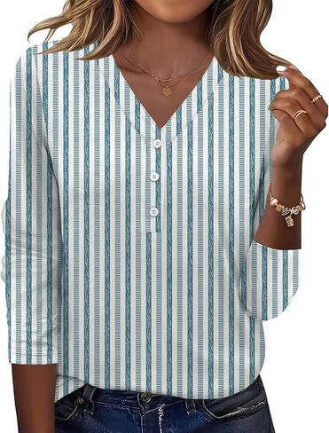 Ivicoer Long Sleeve Shirts for Women V Neck Button Down Blouses Womens Spring Fashion Tops 2026 in Saudi Arabia