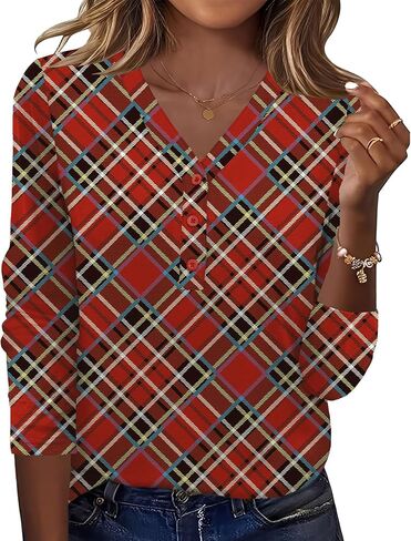 Ivicoer Long Sleeve Shirts for Women V Neck Button Down Blouses Womens Spring Fashion Tops 2026 in Saudi Arabia