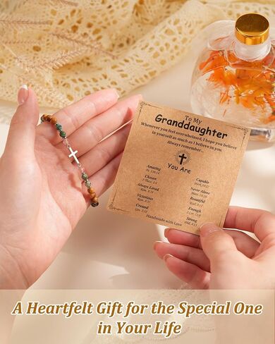 Inspirational Cross Bracelets for Girl Perfect Gifts for Daughter, Niece, Granddaughter, Nurse, and Friends, A Reminder of Strength, Faith, and Love in Saudi Arabia