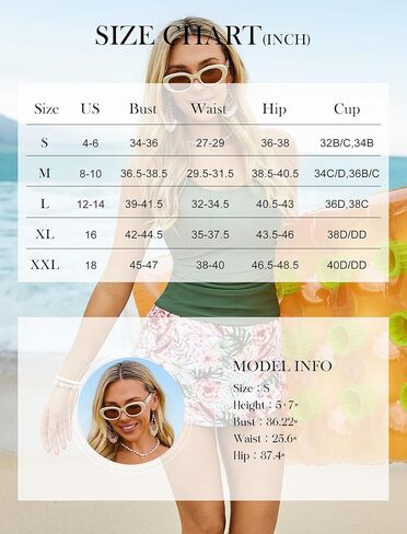 Arolina Womens Tankini Swimsuits with Skirt Bathing Suits Two Piece Tummy Control Swimsuits Ladies Swimwear in Saudi Arabia