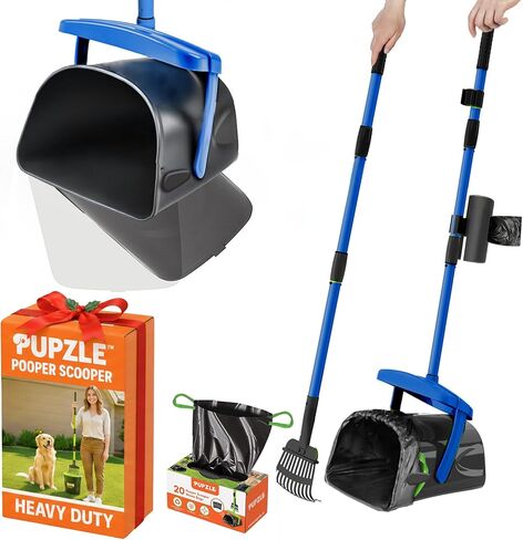 Pooper Scooper Replacement Bags for Side Clips, for Swivel Bin with Bag Attachment, 30 Poop Scoop Replacement Bags, Pooper Scooper Refill Bag, Liners for Swivel Scoop Bins in Saudi Arabia
