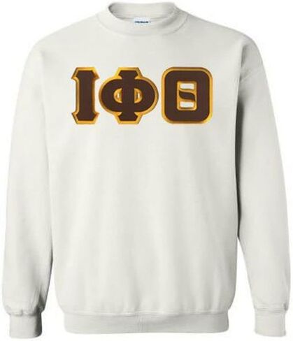 Iota Phi Theta Lettered Crewneck in Saudi Arabia