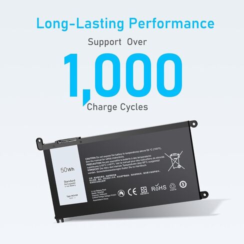 استبدال بطارية الكمبيوتر المحمول 62Wh M5Y1K لجهاز Dell Inspiron 14 15 17 5000 3000 Series 5559 5558 3551 3451 3558 i3558 3567 5755 5756 5458 5759 5758 5759 WKRJ2 HD4J0 GXVJ3 07G0 7 6YFVW K185W in Saudi Arabia
