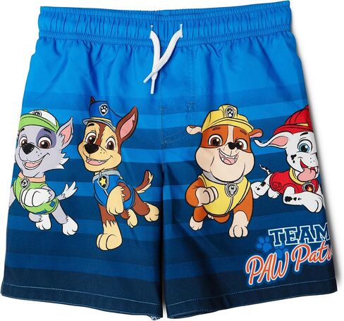 Paw Patrol Rash Guard and Swim Trunks Outfit Set UPF 50+ Toddler to Little Kid Sizes (2T - 7) in Saudi Arabia