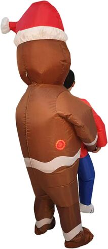 Santa Costume Adult Funny Inflatable Christmas Costume for Chrismast Party in Saudi Arabia