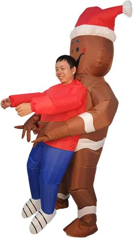 Santa Costume Adult Funny Inflatable Christmas Costume for Chrismast Party in Saudi Arabia