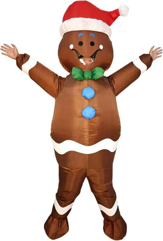 Santa Costume Adult Funny Inflatable Christmas Costume for Chrismast Party in Saudi Arabia