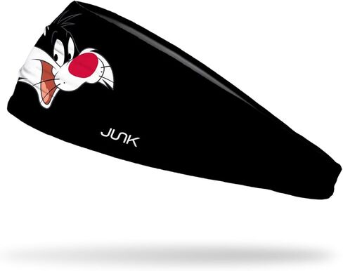 عصابة رأس JUNK Brands Big Bang Lite Looney Tunes - ماصة للرطوبة، نسيج عالي الأداء، غير قابل للانزلاق، عصابة رأس رياضية للرجال والنساء - مقاس واحد in Kuwait