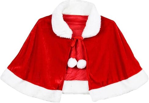 مجموعة My Cosplay Wigs Cindy Lou Who شعر مستعار وعباءة حمراء - زي عيد الميلاد مع شعر مستعار مجدول وقوس أحمر ورأس سانتا لحفلات العطلات والحفلات التنكرية in Kuwait
