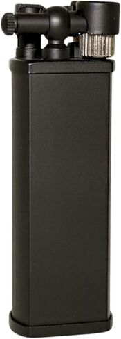 Kenshi Mizo Silver Pipe Lighter - Japanese Butane Lighter for Pipes, Angled Lighter, Refillable Lighters, Soft Flame Pipe Lighter, Adjustable Flame Lighter, Airline Friendly Travel Lighter in Saudi Arabia
