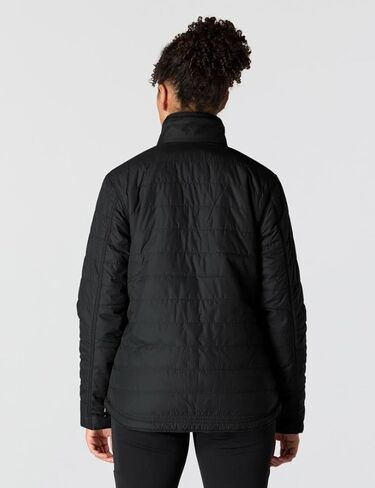 سترة Carhartt النسائية Rain Defender® ذات المقاس المريح وخفيفة الوزن معزولة، أسود، 3X in Kuwait