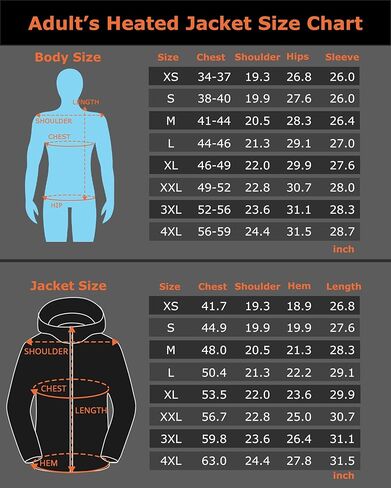 Venustas Pullover Heated Hoodie(Black,XS) for Unisex and an Extra 7200mAh Battery Pack in Saudi Arabia