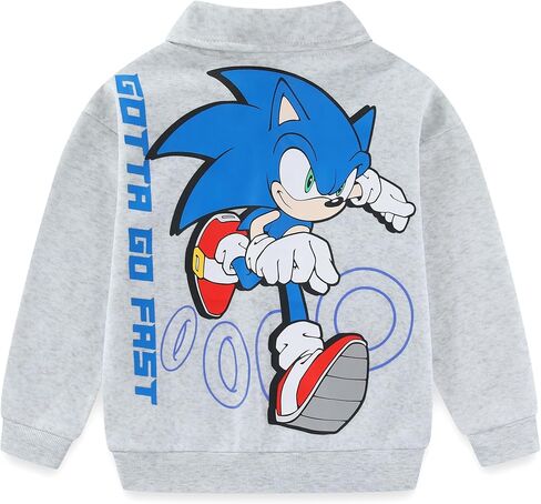 قميص بولو للرجبي بأكمام طويلة للأولاد من SEGA Sonic The Hedgehog للأطفال الكبار in Saudi Arabia
