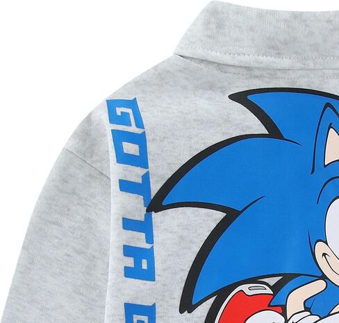 قميص بولو للرجبي بأكمام طويلة للأولاد من SEGA Sonic The Hedgehog للأطفال الكبار in Saudi Arabia