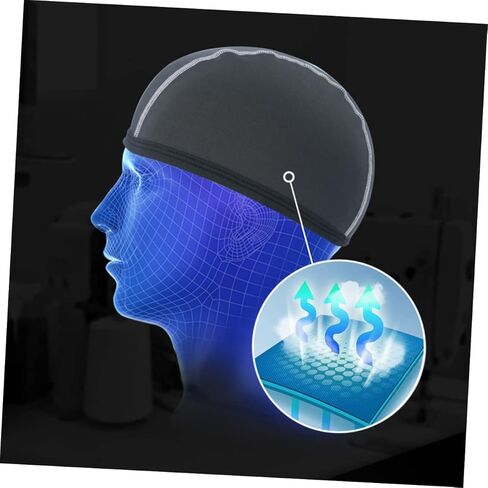 Homoyoyo 4Pcs Quick Dry Cycling Beanie Caps for Men Women High Elasticity Sweatproof Liner for Outdoor Sports Mountain Biking Road Racing Comfortable Helmet Underliner in Saudi Arabia