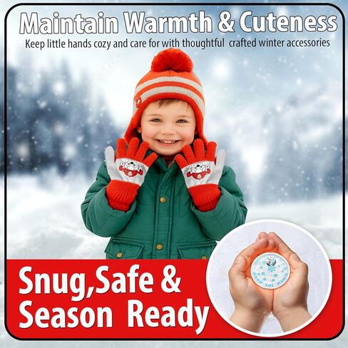 Nicklelodeon Boys 4 Pack Gloves or Mitten Set Paw Patrol and Blaze (Toddler/Little Boys), Age 4-7 Paw Patrol Gloves Set with Handwarmers in Saudi Arabia