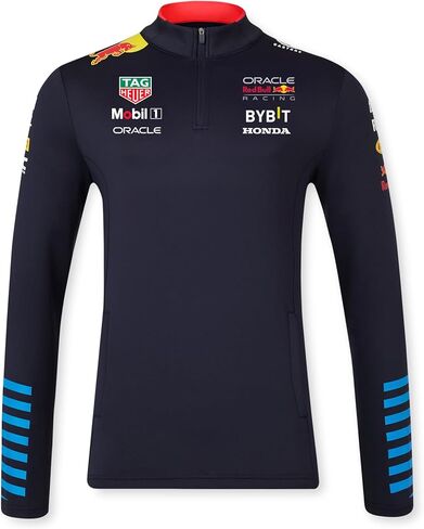 Castore Red Bull Racing F1 2024 Team 1/4 Zip Mid Layer (M), Medium, Night Sky in Saudi Arabia