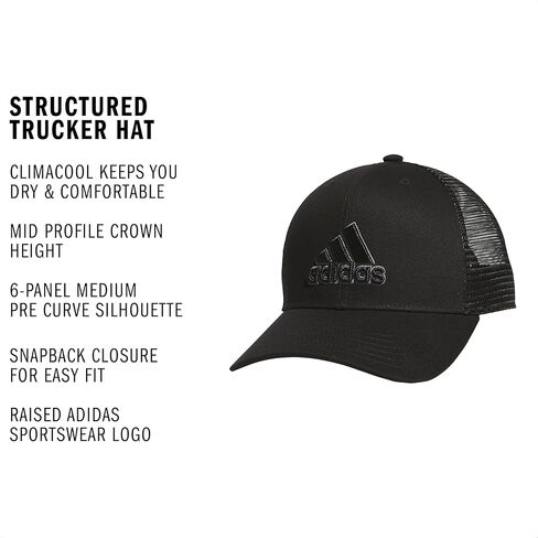 Adidas Unisex Trucker Hat – Sport Snapback Cap in Saudi Arabia