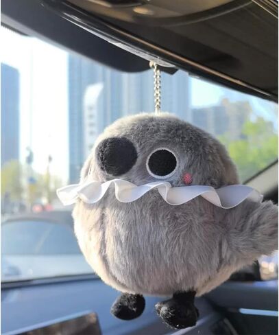 Love and Deepspace Sylus mephisto Grumpy Crow 15cm Backpack accessories ita bag Hanging Ornament car Decorative Plush Pendant (Black) in Saudi Arabia