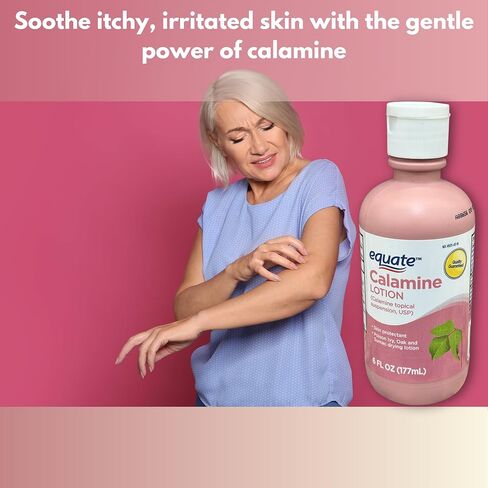 لوشن الكالامين - تركيبة مهدئة للبشرة للحكة والطفح الجلدي، 6 أونصة سائلة (عبوة من قطعة واحدة) in Kuwait