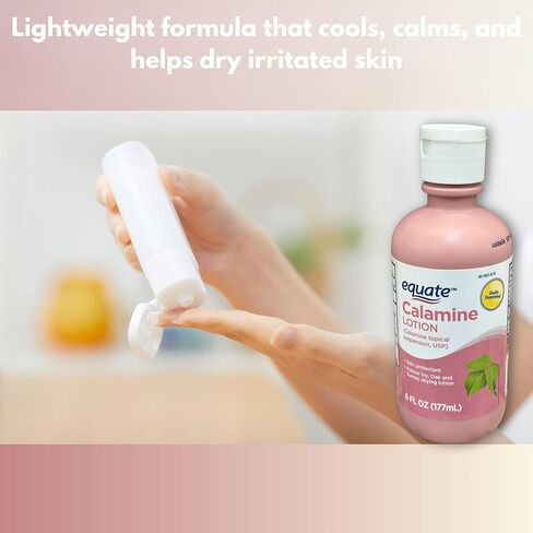 لوشن الكالامين - تركيبة مهدئة للبشرة للحكة والطفح الجلدي، 6 أونصة سائلة (عبوة من قطعة واحدة) in Kuwait