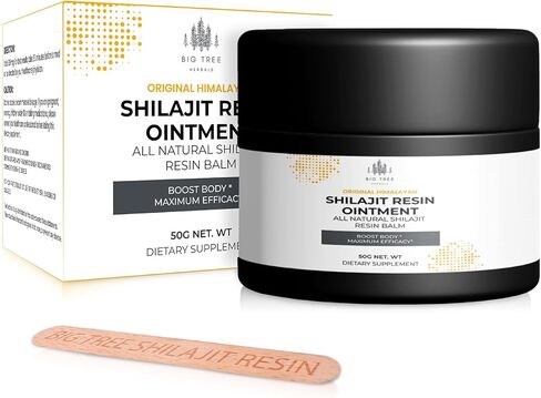 Shilajit Resin with Fulvic Acid & Trace Minerals, Pure Shilajit with 85+ Humic Acid Supplement Gel, Support Metabolism, Enhanced Energy & Immune System - 100 Servings / 60g per Serving 1.67oz, Black in Saudi Arabia