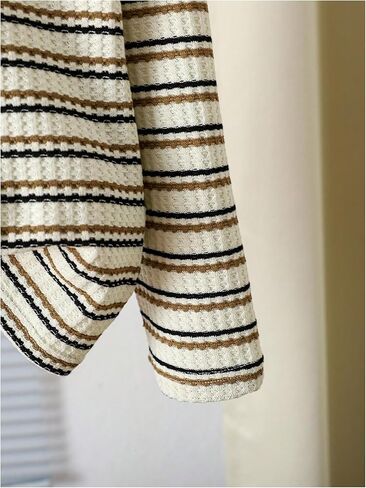 Verdusa Girl سويت شيرت مخطط بلوفر بلوزات الخريف بلايز Preppy Tween Girls العصرية Cothes in Kuwait