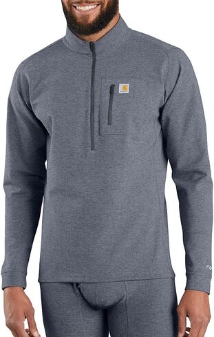 قميص Carhartt الرجالي ذو الوزن الثقيل ذو الطبقة الأساسية المحبوكة ذات الرقبة الدائرية والجيب in Saudi Arabia