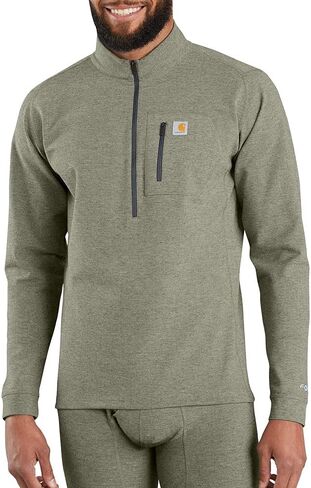 قميص Carhartt الرجالي ذو الوزن الثقيل ذو الطبقة الأساسية المحبوكة ذات الرقبة الدائرية والجيب in Saudi Arabia
