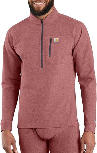 قميص Carhartt الرجالي ذو الوزن الثقيل ذو الطبقة الأساسية المحبوكة ذات الرقبة الدائرية والجيب in Saudi Arabia