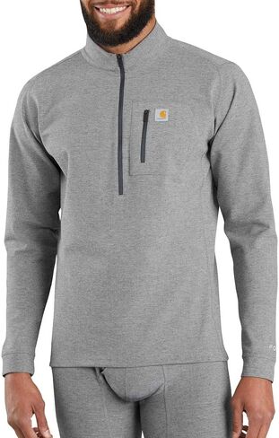 قميص Carhartt الرجالي ذو الوزن الثقيل ذو الطبقة الأساسية المحبوكة ذات الرقبة الدائرية والجيب in Saudi Arabia