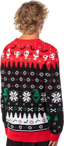 بلوفر محبوك من Mad Engine The Nightmare Before Christmas للرجال من Santa Jack للبالغين in Saudi Arabia