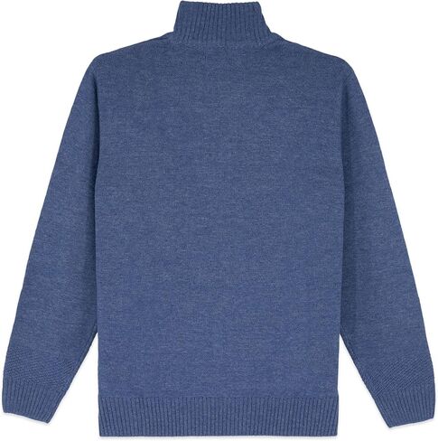U.S. Polo Engineer Stripe Quarter Zip-Up Mock Neck Sweater for Men in Saudi Arabia