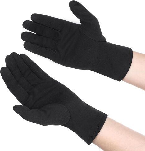 24 Pairs Black Uniform Costume Gloves for Women Men Nylon Cotton Gloves for Formal Tuxedo Honor Guard Parade in Saudi Arabia