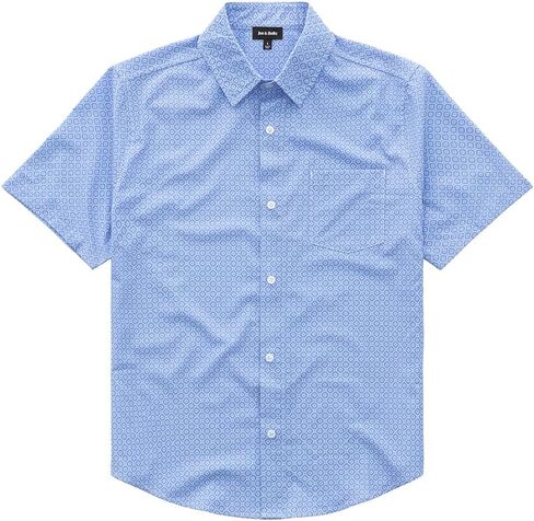 Joe & Bella Short-Sleeve Magnetic Button Shirts for Men - Adaptive Dress Shirts - Easy One-Hand Dressing in Saudi Arabia