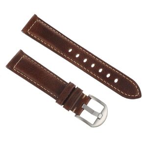 Vintage Cowhide Leather Band Genuine Smooth Strap Quick Release Design Durable Flexible for and in Saudi Arabia