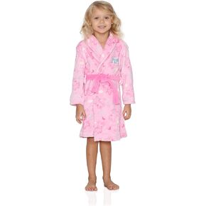 Toddler Girls Bath Robe Peppa Pig Pink Soft Plush Little Girls Robe (3T), Pink, Size 3T in Saudi Arabia