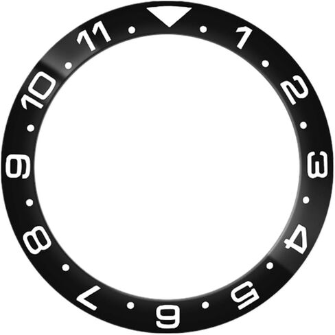 38 مم 1-12 GMT إطار سيراميك منحني - 38x30.6 مم مناسب لحافظة الساعة NH35 NH36، 40 مم GMT Sub Style Watch Mod قطعة بديلة لمنشئي الأعمال اليدوية in Kuwait