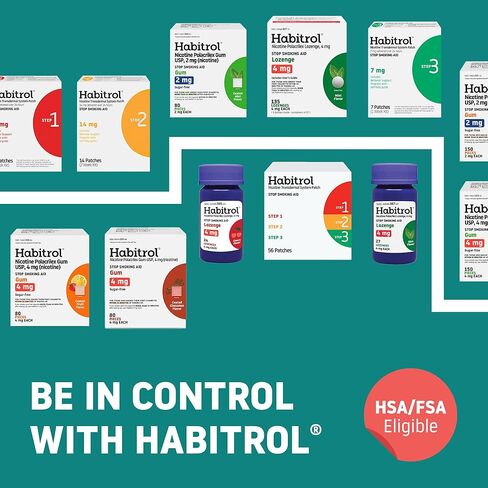 Habitrol Nicotine Gum - 2 mg, Cinnamon Flavor, 150 Count - Reduces Cravings & Helps Quit Smoking in Saudi Arabia