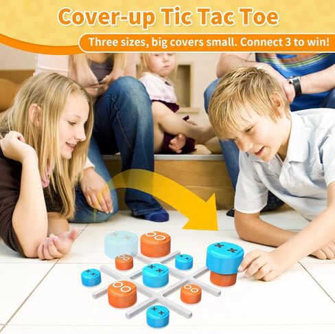 Tic Tac Toe Bolt Game 4-in-1 Handheld Portable Electronic Toy, Educational Board Games Puzzle for Kids and Adults, Perfect for Travel, Road Trips, and Birthday Gifts - Fun Memory Game in Saudi Arabia