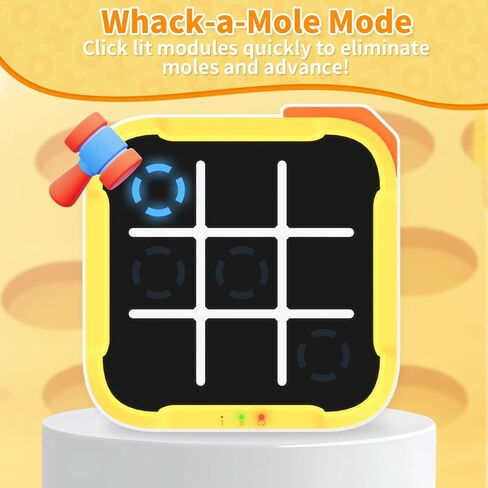 Tic Tac Toe Bolt Game 4-in-1 Handheld Portable Electronic Toy, Educational Board Games Puzzle for Kids and Adults, Perfect for Travel, Road Trips, and Birthday Gifts - Fun Memory Game in Saudi Arabia