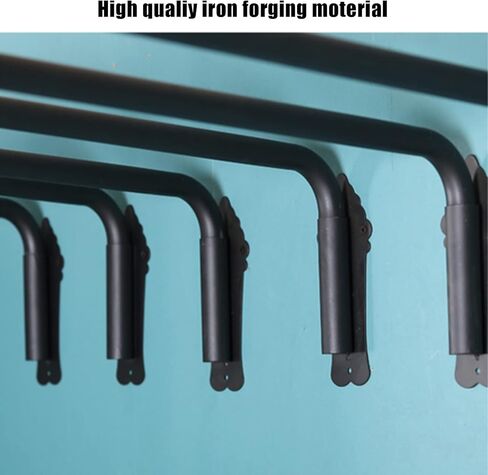 Swing Arm Curtain Rods, Movable Window Curtain Rail Display Stand for Front Door Store Kitchen Bathroom in Saudi Arabia