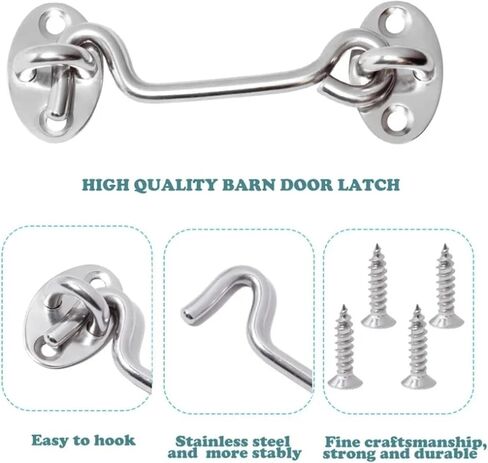 Stainless Steel Heavy-duty Privacy Hook Window Limiter Window Hardware in Saudi Arabia