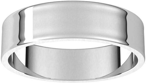 5mm Solid Gold Wedding Band, Yellow or White Gold Ring, Comfort Fit 10k or 14k Womens and Mens Wedding Band in Saudi Arabia