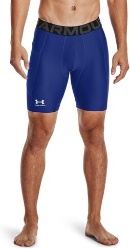 شورت ضغط HeatGear رجالي من Under Armour - ممتص للعرق MD أسود وأبيض in Saudi Arabia