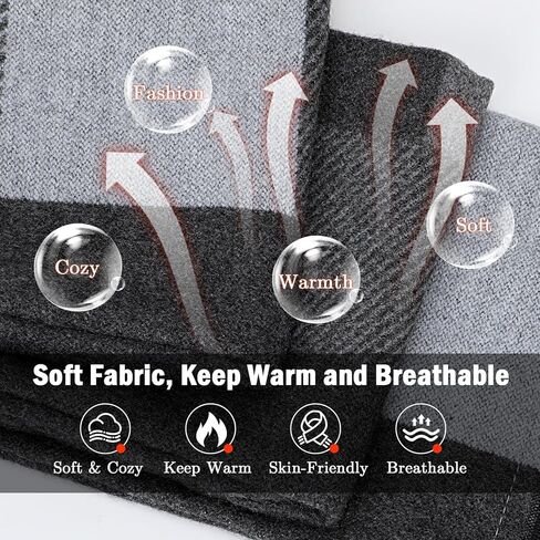 وشاح تسخين WIOR للنساء والرجال، وسادة حرارية للرقبة مع بطارية 5000 مللي أمبير في الساعة، 3 مستويات لتدفئة الرقبة USB وشاح تسخين كهربائي للرقبة لفافة الشتاء هدايا عيد الميلاد لتخفيف الألم والتزلج والمشي لمسافات طويلة in Kuwait