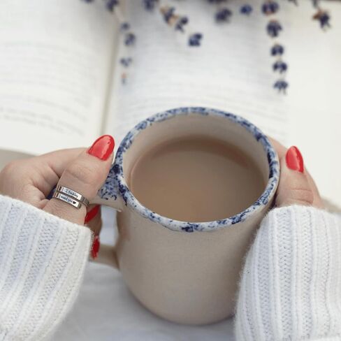 أنا F♡cking Need You Ring من Hope Rings - 304 حلقات من الفولاذ المقاوم للصدأ لها - أزواج قابلة للتعديل مع صندوق هدايا وبطاقة رسالة - مجوهرات خالية من التشويه - هدية رومانسية لصديقتك أو صديقها in Kuwait