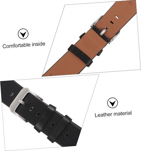 TEHAUX Wristwatch Band for Watch Genuine Strap Quick Release Design Comfortable Fit for Casual Formal Wear Cowhide in Saudi Arabia
