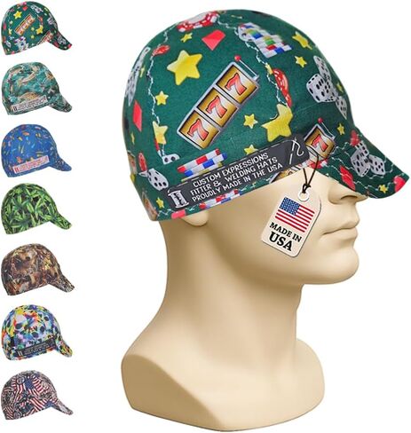 Custom Expressions Handmade Welders Cap for Men - 100% Cotton Welding Caps for Men & Women in Saudi Arabia