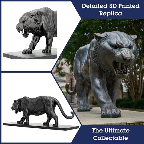 Mike the Tiger statue 3D Replica | Baton Rouge, Louisiana | University Graduation Gift & Fan Memorabilia & Home, Dorm, Office Décor for College Students, Tigers Graduates & Alumni in Saudi Arabia